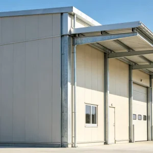 Modern Insulated Prefab Steel Logistics Warehouse Fireproof Sandwich Panel Metal Building