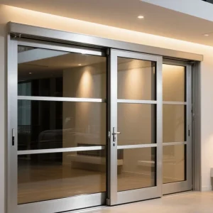 Modern Interior Security Aluminum Alloy Sliding Door GWT 118 for Living Room and Patio