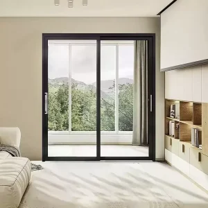 Modern Interior Sliding Door with Waterproof Aluminum Alloy Sound & Thermal Insulation for Bathroom and Kitchen