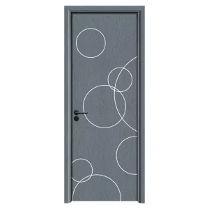 Modern Interior Waterproof Paint-Free Carbon-Fireproof Wooden WPC Door