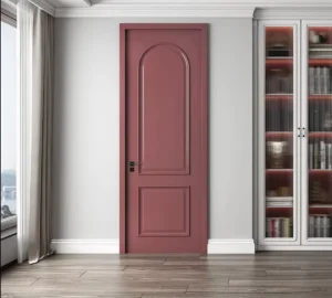 Modern Lacquered Solid Wood Soundproof Waterproof Interior Door