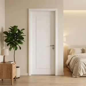 Modern MDF Interior Bedroom Door, Waterproof and Termite-Proof, Custom Color