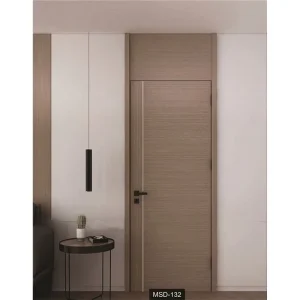 Modern MDF Interior Flush Wood Veneer Door