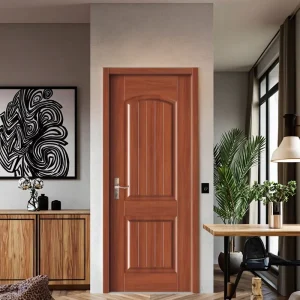 Modern MDF Interior Wooden Door with Baked Lacquer Finish for Hotels, Villas, Living Rooms and Bedrooms