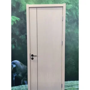 Modern MDF Melamine Wooden Interior Doors Sound Insulation Hollow Core Custom Sizes Factory