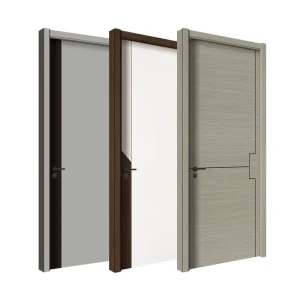 Modern Melamine Hotel Room Bedroom Interior Wood Door