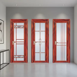 Modern Minimalist Interior Aluminum Glass Sliding Door with Waterproof Design, Custom Color, and Factory Outlet