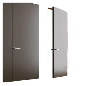 Modern Minimalist Invisible Flush Steel Interior Door Custom Hidden Frame Swing Design for Villa Bathroom Kitchen