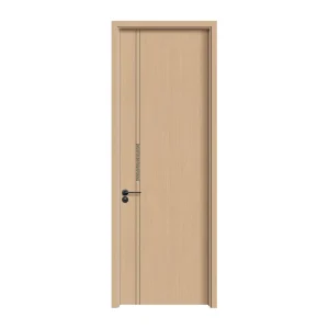 Modern Minimalist Paint-Free Carbon Crystal Solid Wood Bedroom Interior Door