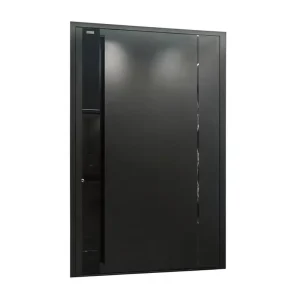 Modern Minimalist Security Steel Entry Door for Apartment, Supermarket, Workshop and Outdoor Use, Waterproof, Customized Size