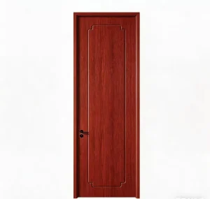 Modern Minimalist Silent Interior Wooden MDF Polymer Door Bedroom Hotel Project Soundproof Eco-Friendly Paint-Free