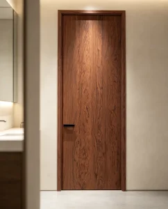Modern Minimalist Vertical Grain Rosewood Composite Solid Wood Bedroom Door