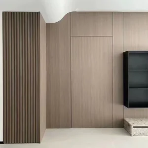 Modern Minimalist Wall-Integrated Invisible Door for House and Apartment