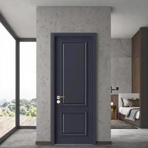 Modern Moisture-Proof Laminate Flush Interior Door for Apartments and Construction Projects