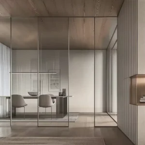 Modern Narrow Frame Insect Screen Glass Manual Sliding French Patio Door System for Villa or Hotel