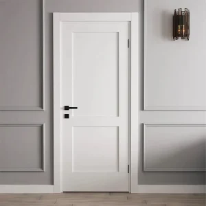 Modern Oak Interior Door Edge-Sealed Waterproof Moisture-Resistant Soundproof