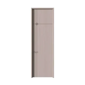 Modern Paint-Free Eco-Friendly Solid-Wood Composite Bedroom Interior Door, Baked Finish