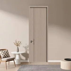 Modern Paint-Free Waterproof Polymer Interior Door with Sound Barrier for Hotel and Residential Projects