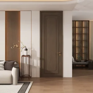 Modern Painted Solid Wood Composite Interior Door for Bedroom Villa Home
