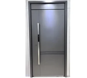 Modern Residential Steel Security Door Exterior Main Entrance Stainless Steel Anti-Theft Door for Home Apartment Villa