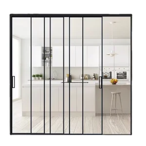 Modern Simple Aluminum Alloy Hanging Sliding Door for Interior Kitchen, Bathroom, Bedroom, or Restaurant