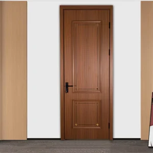 Modern Simple Carved Solid Wood Waterproof Finished Interior Door Soundproof Anti-Pressure Entry Baked Lacquer Bedroom