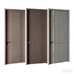Modern Single Bedroom Interior Door for Homes, Hospitals, and Schools