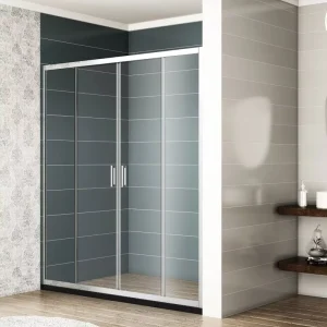 Modern Sliding Glass Shower Enclosure Door Bulk for Bathroom Project High Quality Tempered Glass Panels Factory Direct