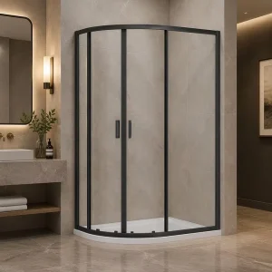 Modern Sliding Safety Tempered Glass Shower Enclosure for Factory Direct Bulk Bathroom Project Prefab Unit