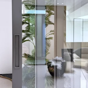 Modern Slim Frame Aluminum Glass Foldable Door Narrow Frame Double Glazing Interior Patio Door CE Certified Apartment