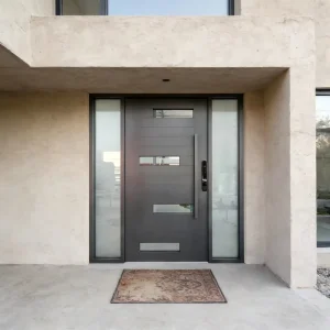 Modern Smart Multi-Lock Stainless Steel Entrance Door Anti-Theft Exterior Security Door for House