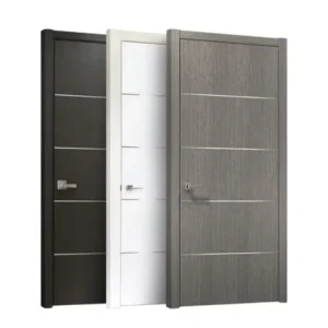 Modern Solid WPC Interior Main Door with Frame for Bedroom