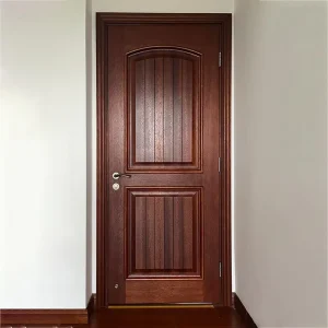 Modern Solid Walnut Oak Wood Interior Hotel Room Door