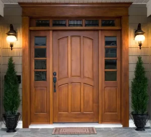 Modern Solid Wood Interior Door Custom Design for Villa, Home, Bedroom, or Living Room