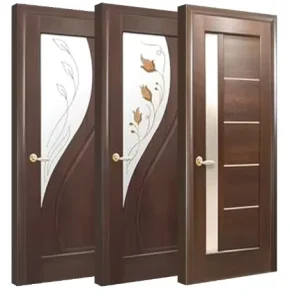 Modern Solid Wood Interior Door for Home or Office