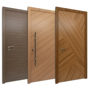 Modern Solid Wood Interior Door for Rooms and Houses