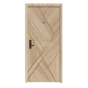 Modern Solid Wood Interior Door with Frames