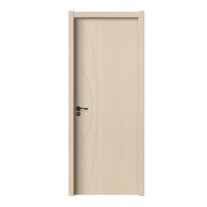 Modern Solid Wood Interior Doors with Frames for Bedroom, Kitchen, or Toilet, Sound Insulation, Customizable Size