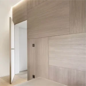 Modern Solid Wood Invisible Interior Door with Door Frame for House