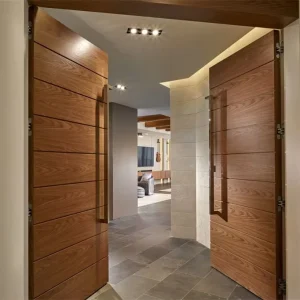 Modern Solid Wood Main Entrance Door Design