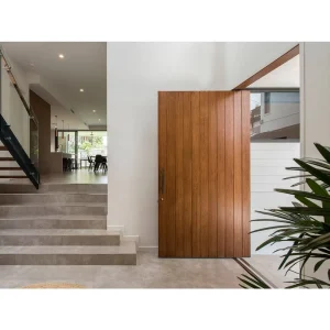 Modern Solid Wood Pivot Entry Door for Villa