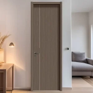 Modern Solid Wood Polymer Composite Interior Door Paint-Free Surface Sound Insulation for Bedroom Office Living Room