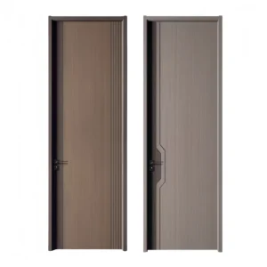 Modern Solid Wood Solid-Core Interior Doors for Bedroom and House