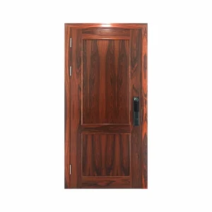 Modern Solid Wood Waterproof Exterior Entry Door for Residential Home