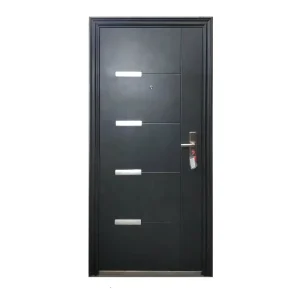 Modern Stainless Steel Single Entrance Door Soundproof Security Door for Home