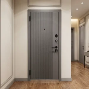 Modern Steel Anti Theft Security Entrance Door for Villa Exterior