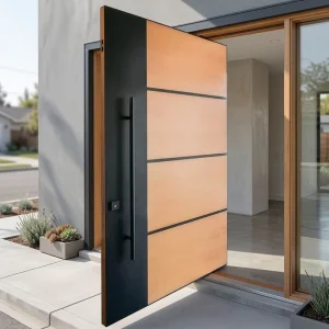 Modern Steel Custom Thermally Insulated Front Door Manufacturer
