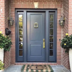 Modern Steel Entry Door for Exterior House Use