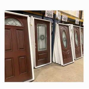 Modern Steel Entry Door with Energy-Saving Design and Soundproofing for Villa