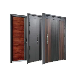 Modern Steel Exterior Security Entrance Door for House